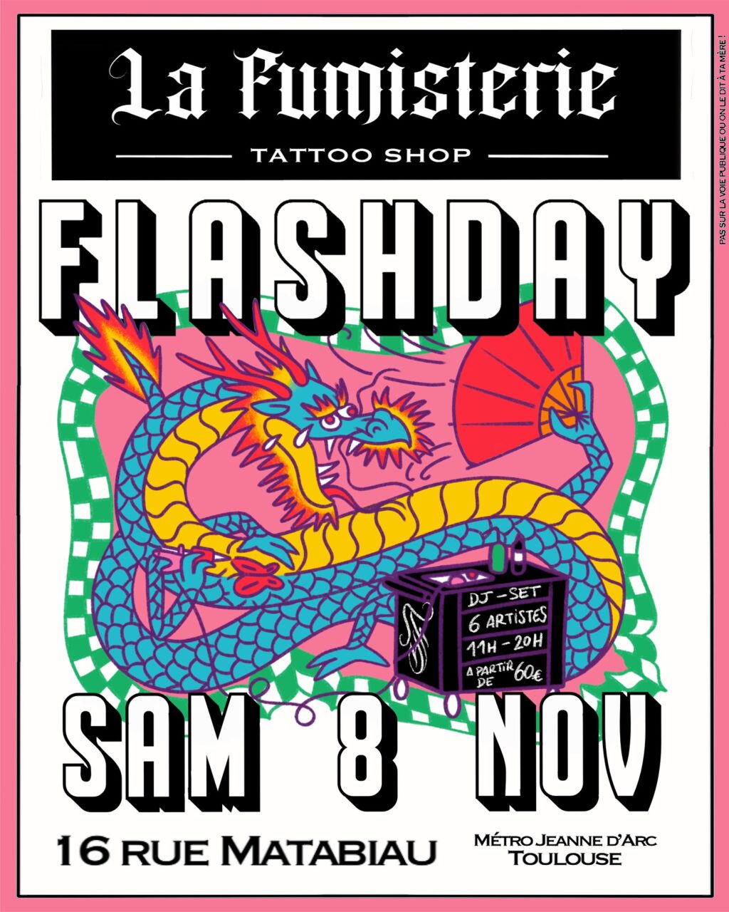 Instagram post from lafumisterie.tattoo. This post is in position 1.