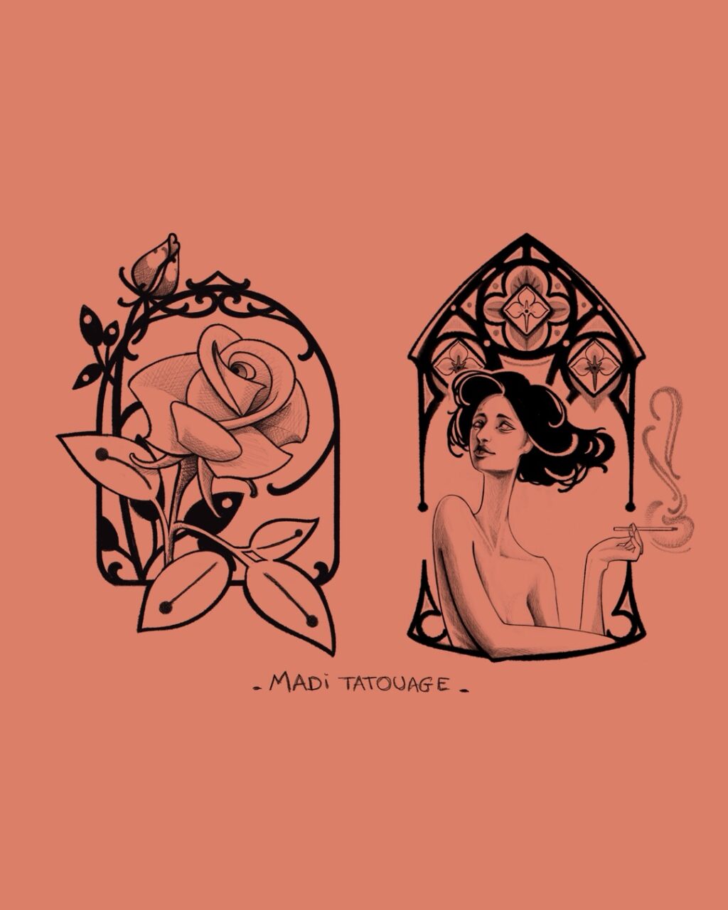 Instagram post from lafumisterie.tattoo. This post is in position 1.